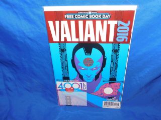 Valiant 2016 4001 Ad Comic Book Day Fcbd Hastings Variant By John Coma