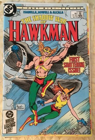 Shadow War Of Hawkman (1985 Dc) 1 - 4 Complete Set Vf/nm