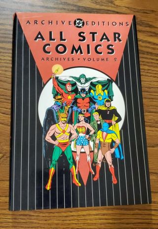 Dc Archive Editions,  All Star Comics Archives Vol 2.  Rare Hardcover Great Cond.