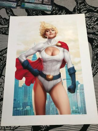 Power Girl Art Print By Sideshow Collectible