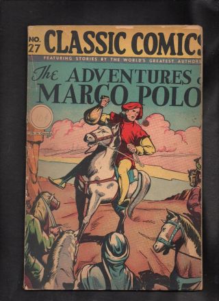 Classics Illustrated 27 G Hrn30 (the Adventures Of Marco Polo)