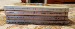 Marvel Masterworks 1,  2,  3,  4 (1987,  Marvel) SPIDERMAN,  XMEN,  AVENGERS,  FF STAN LEE 2