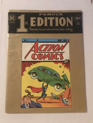 Dc Treasury Famous 1st Edition Superman Action Comics 1 C - 26 Golden Series