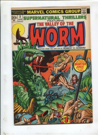 Supernatural Thrillers 3 (8.  5) Valley Of The Worm By Robert E Howard