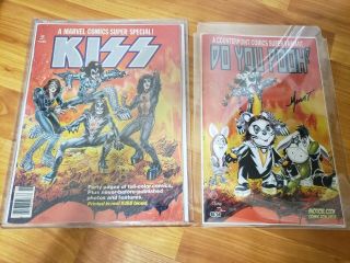 Kiss 1 Marvel Comic Book 1977 Inked In Kiss Blood With Matching Do You Pooh