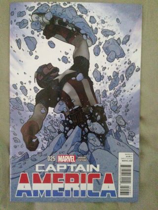 Captain America 25 1:50 Adam Hughes Cover 1st Sam Wilson As Captain America Nm