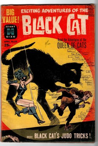 Black Cat Mystery 65 (1963,  Harvey Comics) Giant Size