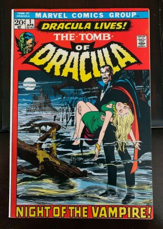 1972 Marvel Tomb Of Dracula Comic Book Issue 1