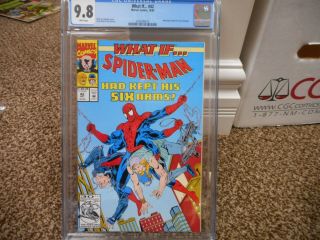 What If 42 Cgc 9.  8 Spiderman Had Kept 6 Arms Marvel 1992 Fantasy 15 Cove