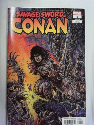 Savage Sword Of Conan 1 1:25 Kevin Eastman Variant Cover