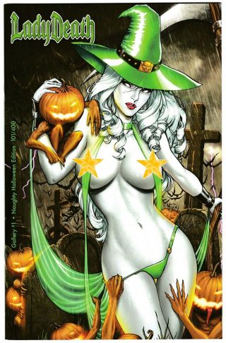 Lady Death Gallery 1 Naughty Halloween Edition 101/400 (2017) Nm