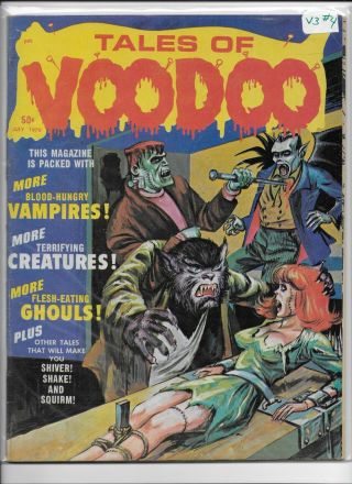 Tales of Voodoo 1,  Witches Tales,  Weird,  Tales from the Tomb,  16 books,  Eerie 2