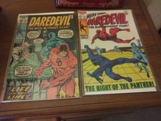 Daredevil Silver Age Marvel Comic Books 22 26 27 35 37 38 41 43 45 52 53 57 69