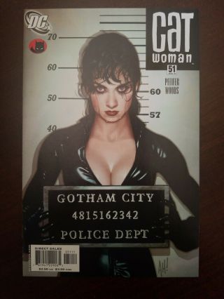 Dc Comics Catwoman 51 Adam Hughes Htf Nm,  Cgc Worthy