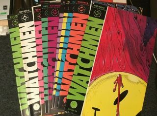 Watchmen 1 - 12 Near Complete 1986 Vf - Nm