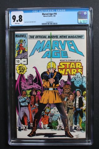 Marvel Age 10 Beyond Star Wars 1984 Elektra Miller Power Man Iron Fist Cgc 9.  8
