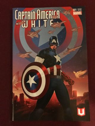 Captain America: White 1 (november 2015,  Marvel) Variant Cover Marvel Unlimited