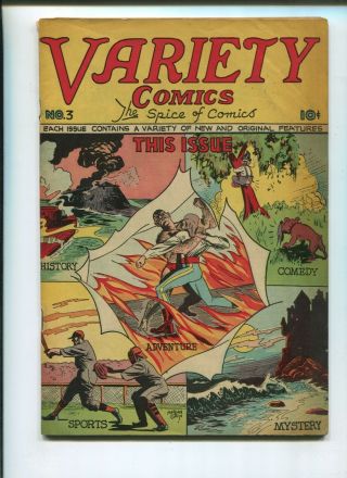 Variety Comics 3 (6.  0) The Spice Of Comics 1946