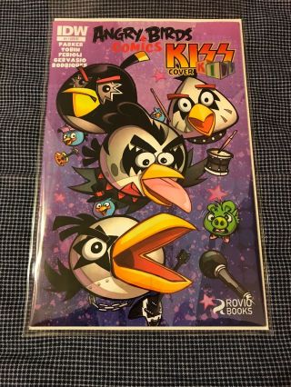 Idw Comics,  Angry Birds Kiss Cover,  Nm 1 Cvr Ri