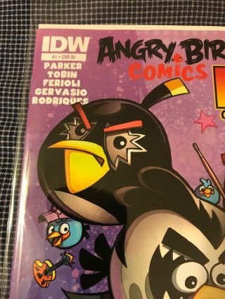 IDW Comics,  Angry Birds Kiss Cover,  NM 1 CVR RI 3