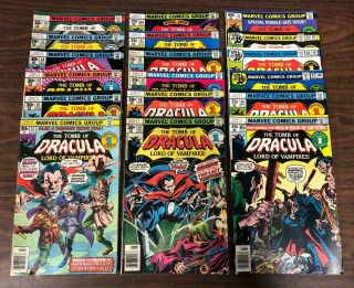 Tomb Of Dracula 53 - 70 : Final 18 Issues : Marvel Comics 1977