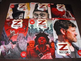Z Nation 1 - 6 Dynamite As Seen On Syfy Tv Comic Run Set 1 2 3 4 5 6 Total Comics