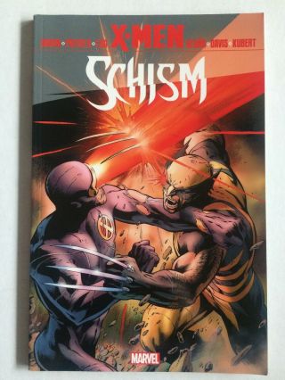 X - Men Schism 1 2 3 4 5 Cyclops Wolverine Marvel Comics Tpb Trade Paperback