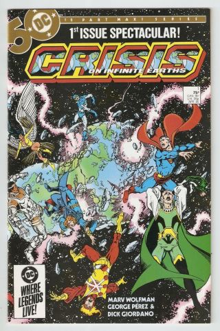 Crisis On Infinite Earths,  1 - 12,  George Perez,  Marv Wolfman,  Classic Nm