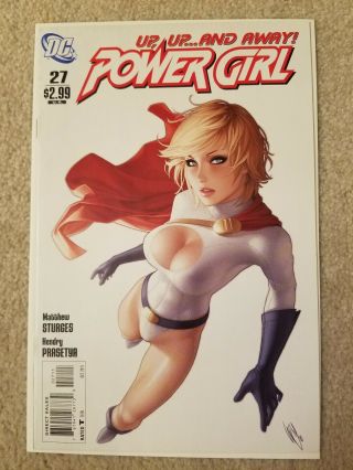 Power Girl 27 (nm -) Last Issue With Warren Louw Cover - October 2011.
