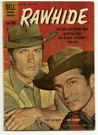 Jerry Weist Estate: Four Color Comics 1097 Rawhide (dell 1960) Vg No Res