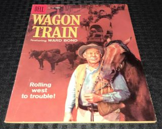 Wagon Train 895 (1958) Dell 6.  5 - 7.  0 comic book 2