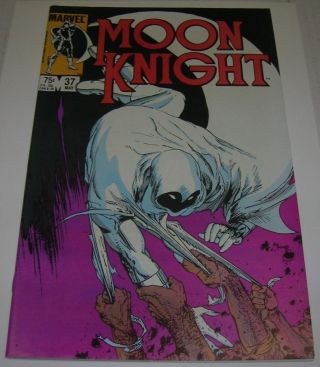 Moon Knight 37 (marvel Comics 1984) Great Mike Kaluta Cover (vf -) Rare