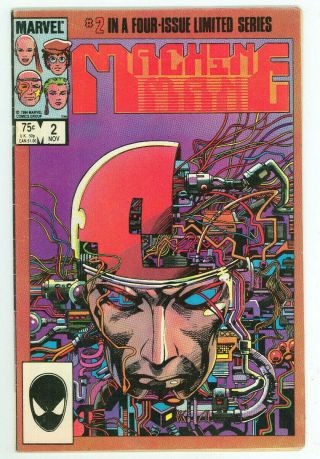 Machine Man 2 1st App Arno Stark Tony Stark Daughter Marvel 1984 Fn -