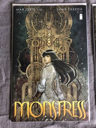 Monstress 1 - 12 Image Comics 1st Prints,  2015 Liu,  Takeda,  Unread