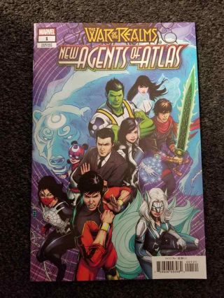 War Of Realms Agents Of Atlas 1 Zircher 1:50 Variant Vf/nm Comic Kings