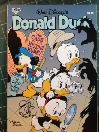 DONALD DUCK Case of the Missing Mummy ART Pat Block Disney Gemstone DuckTales 3