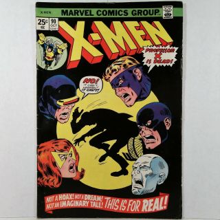 The X - Men - Vol.  1,  No.  90 - Marvel Comics Group - October 1974 -