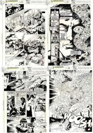 Robb Phipps Art: 13 Assassin 7 Pages 11,  15,  18,  19