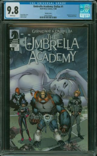 Umbrella Academy: Dallas 1 Cgc 9.  8 Jim Lee Variant Cover