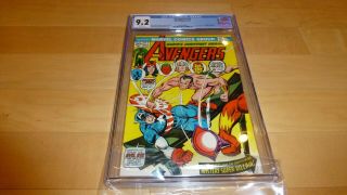 Avengers 117 Cgc 9.  2 (1973,  Marvel Comics) White Pages Defenders Silver Surfer