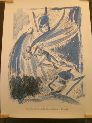 John Maioriello Batman Limited Edition,  317 Of 500 Prints By Bob Kane - 2 Prints