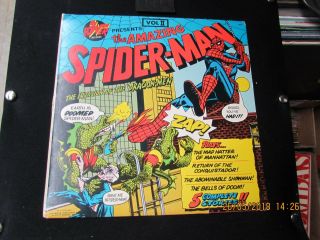 Rare Spiderman Vol.  2 (1974,  Marvel) Lp 12 " Double - Sided Story Record