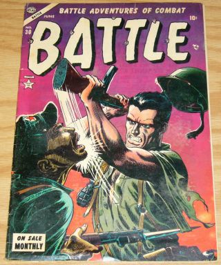 Battle 30 Vg,  June 1954 - Adolf Hitler Suicide Story - World War 2 Wwii Atlas