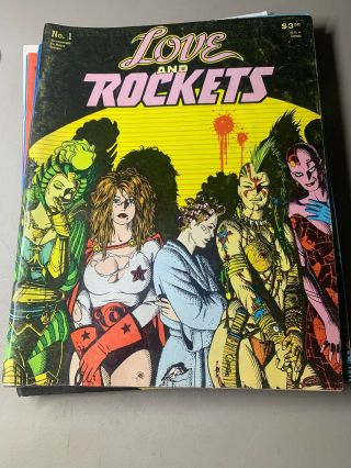 Love And Rockets 1 - 9 /fall 1982 / Hernandez Brothers - Fantagraphics Rare 1980s