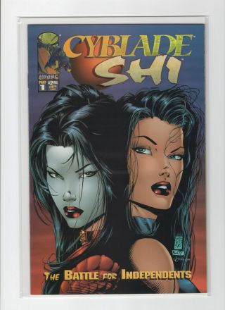 Cyblade/shi 1 Nm - Battle For Independents Silvestri Cover 1st Witchblade