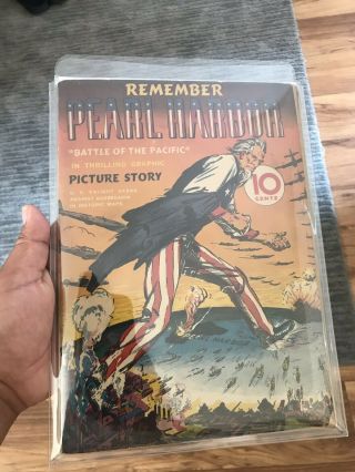 Remember Pearl Harbor Street And Smith Comic Book 1942