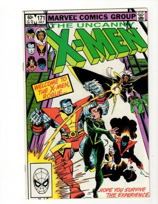 The Uncanny X - Men 171 (1983) Rogue Joins Team Key Comic Book Issue Nm 9.  4