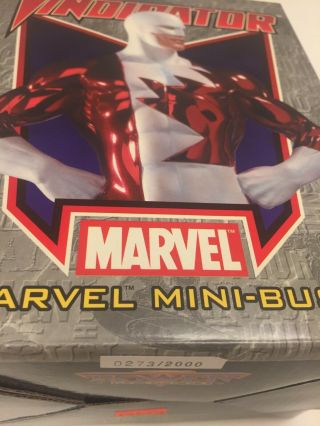 Vindicator Marvel Bowen Mini Bust Phase 2 MIB Alpha Flight X - Men John Byrne 2