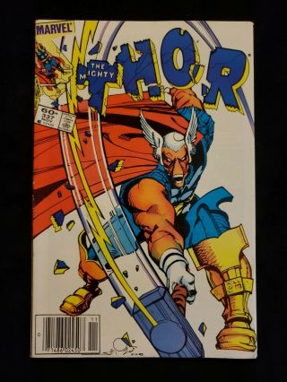 The Mighty Thor 337.  Marvel Comics.  First Print Newsstand Edition
