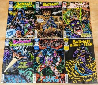 Batman Kings Of Fear 1 - 6 Complete First Printings - Dc Comics -